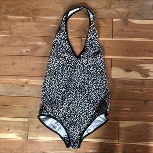 American Apparel Tops - American Apparel Halter Bodysuit Notebook Print American Apparel Tops - American Apparel Halter Bodysuit Notebook Print